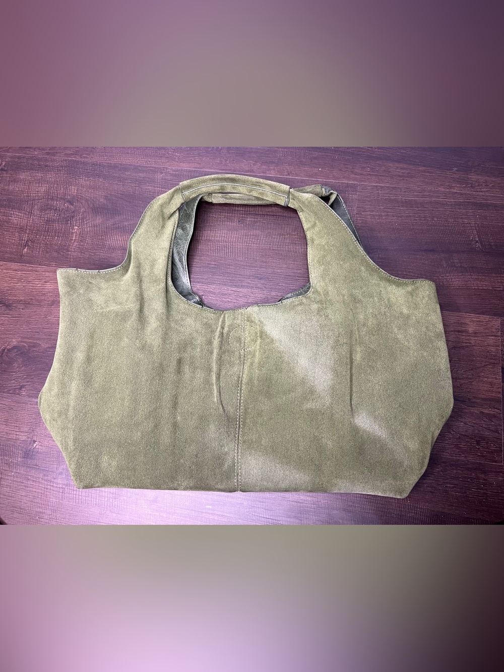Unbranded Green Suede Purse